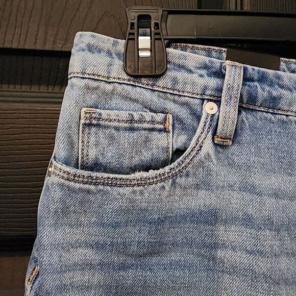 Blank NYC Baxter Rib Cage Jeans Straight Leg with Rips - Picture 11 of 14